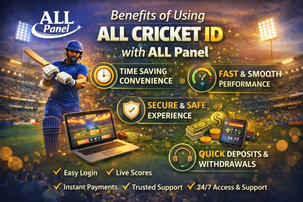 Step by step guide to get All Cricket ID with ALL Panel showing registration, login and instant access process
