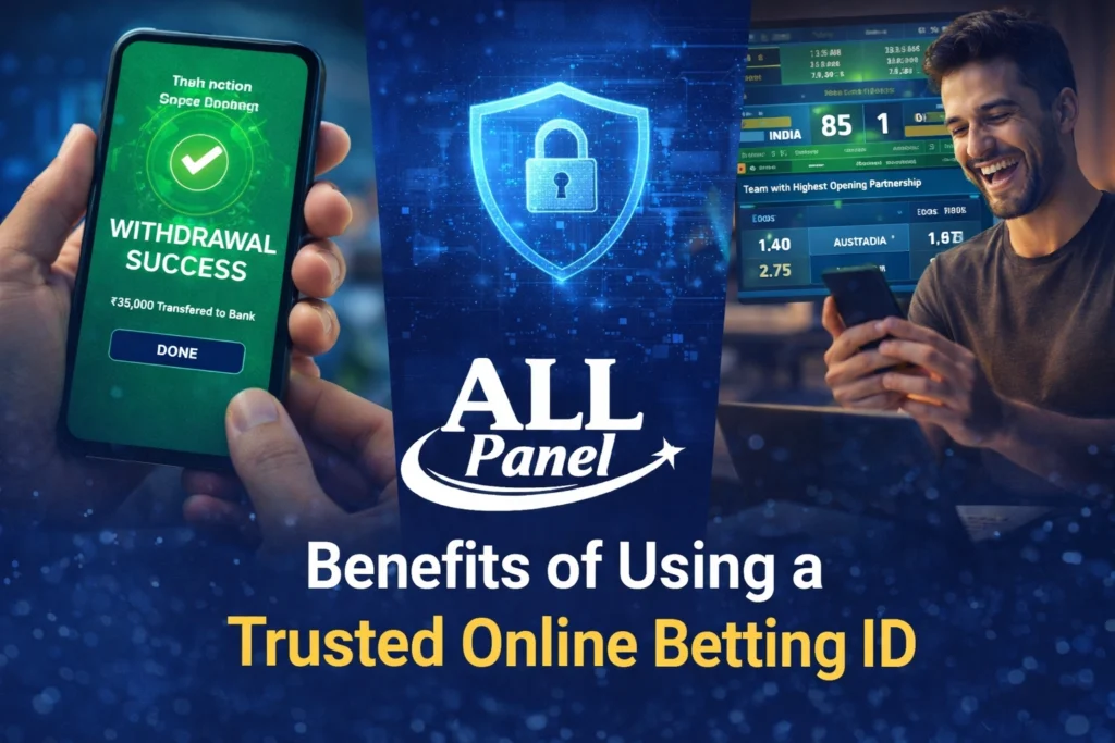 Trusted online betting ID with fast withdrawals and secure payments on ALL Panel