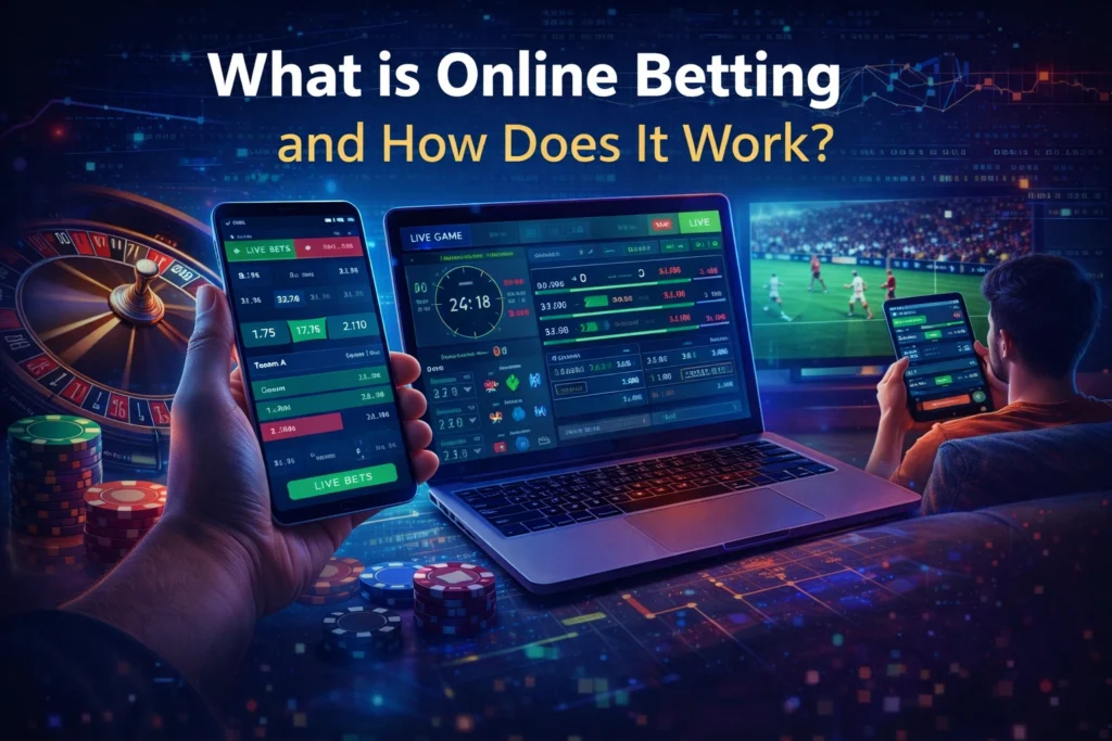 How online betting works on mobile and laptop platforms