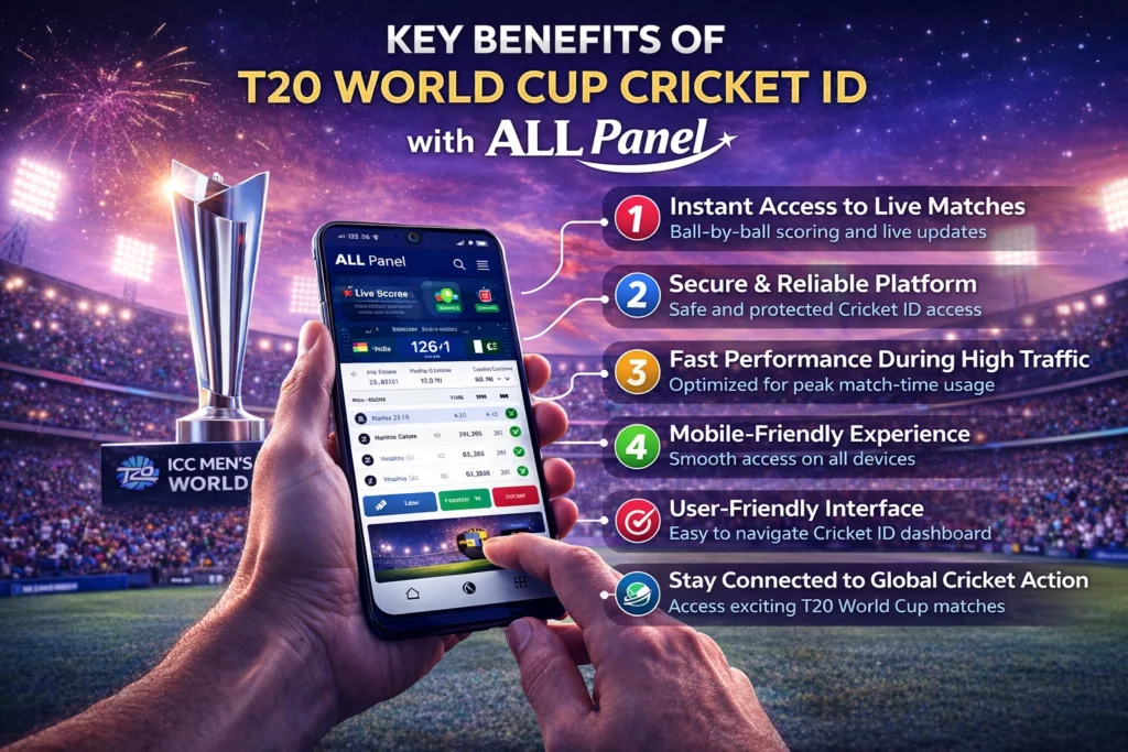 
Step-by-step guide to get T20 World Cup Cricket ID with ALL Panel
