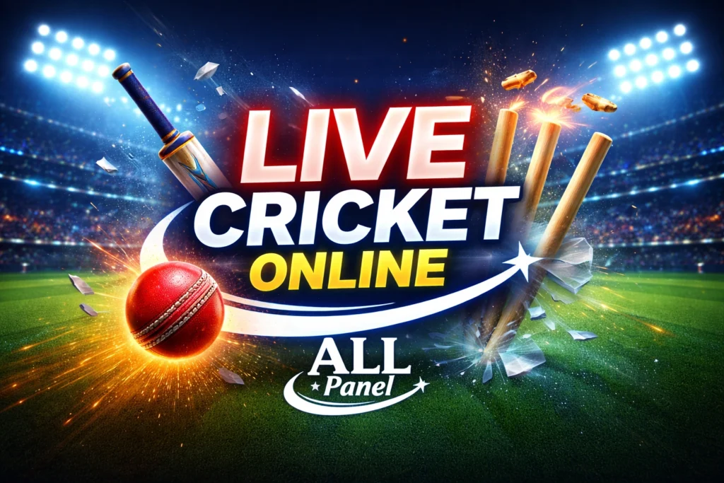 Live cricket online streaming in HD with ALL Panel platform – watch matches live anytime anywhere