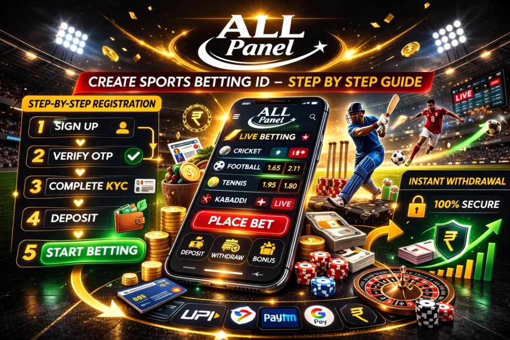 Create Sports Betting ID with ALL Panel – Step by Step Registration Guide 2026
