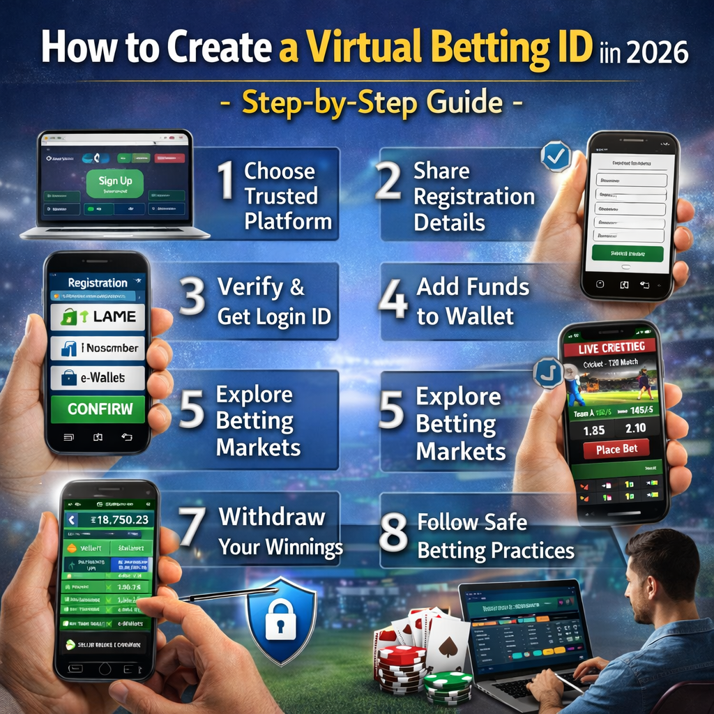 How to create a Virtual Betting ID in 2026 step-by-step registration, verification, deposit and withdrawal process
