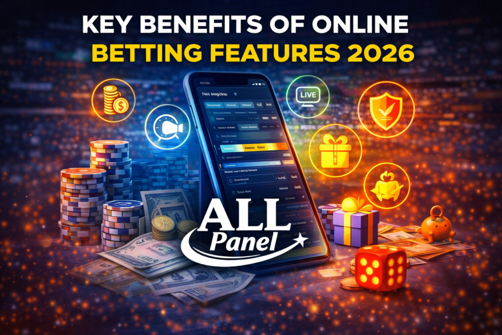 Benefits of online betting features 2026 with All Panel logo