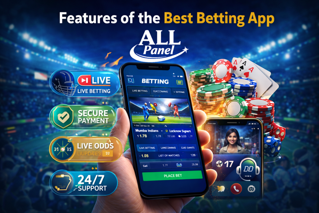 Features of the best betting app including live betting, secure payments, and sports betting options