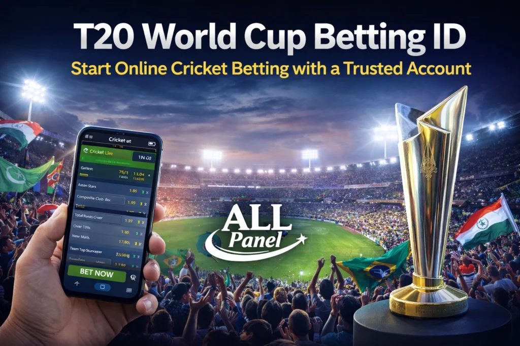 T20 World Cup betting ID ALL Panel logo banner