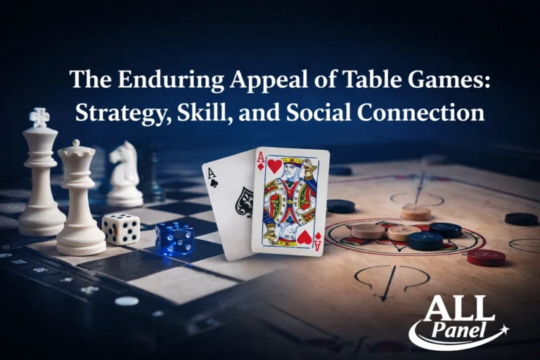 Title: The Enduring Appeal of Table Games: Strategy, Skill, and Social Connection